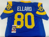 Henry Ellard Signed Los Angeles Rams Throwback Jersey (JSA COA) Wide Receiver