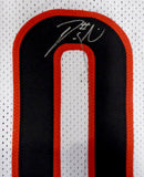 Trail Blazers Damian Lillard Autographed White Jersey (Mark) Beckett #Z54424