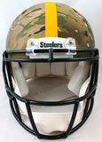 Jerome Bettis Signed Steelers Camo Speed F/S Authentic Helmet- Beckett W Holo