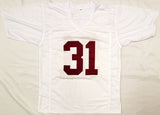 Alabama Will Anderson Autographed White Jersey Terminator Beckett WW05299