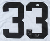 Merril Hoge Signed Steelers Jersey (JSA COA) Pittsburgh Running back 1987-1994