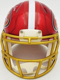 FRED WARNER AUTOGRAPHED 49ERS FLASH RED SPEED MINI HELMET BECKETT WITNESS 226392