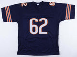 Mark Bortz Signed Bears Jersey Inscribed SB XX Champs,2xP.B. & All-Pro (JSA COA)