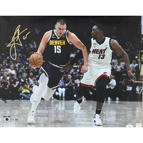 Nikola Jokic Autographed/Signed Denver Nuggets 16x20 Photo JSA 46327