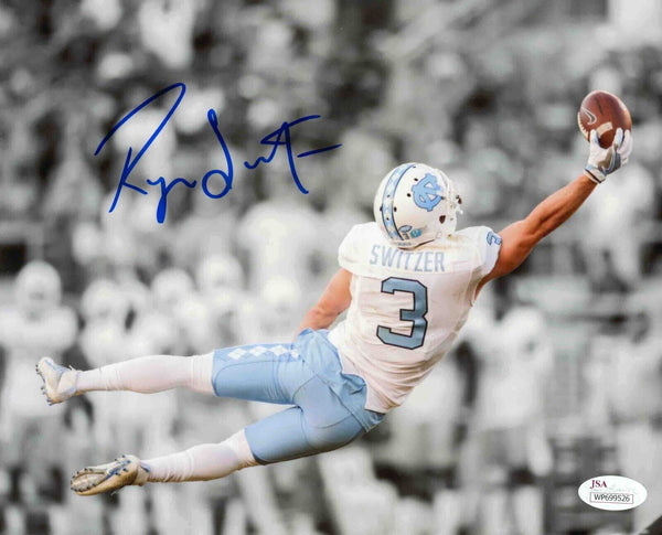 RYAN SWITZER AUTOGRAPHED SIGNED NORTH CAROLINA TAR HEELS 8x10 PHOTO JSA