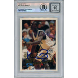 Kevin Garnett Autographed 1995 Topps #237 Trading Card Beckett 46455