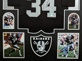 FRAMED OAKLAND RAIDERS BO JACKSON AUTOGRAPHED SIGNED JERSEY BO JACKSON HOLO