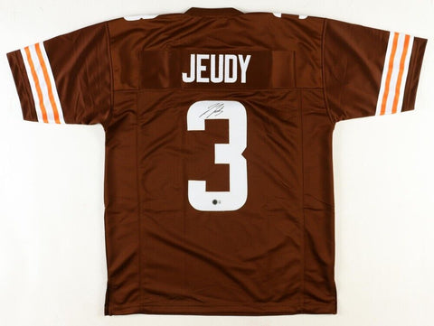 Jerry Jeudy Signed Cleveland Browns Jersey (Beckett) Ex-Alabama Wide Receiver