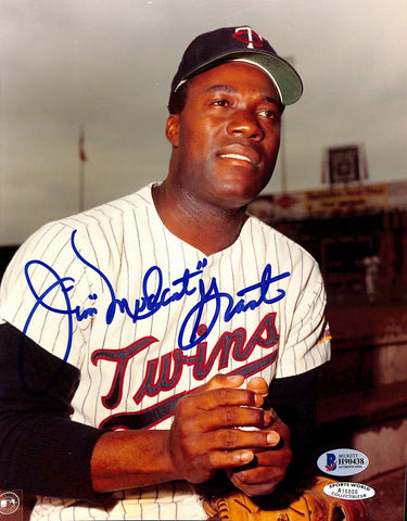 Twins Jim Mudcat Grant Authentic Signed 8x10 Photo Autographed BAS