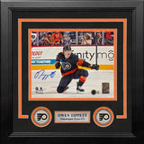 Owen Tippett Pump Philadelphia Flyers Autographed 8x10 Framed Photo Beckett