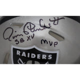 Jim Plunkett Autographed Oakland Raiders Mini Helmet SB MVP Beckett 46812