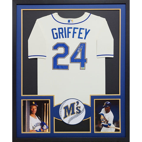 Ken Griffey Jr. Autographed Signed Framed TB Seattle Mariners Jersey TRISTAR