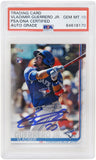 Vladimir Guerrero Jr autographed 2019 Topps Series 2 RC (Vlad Holo/PSA -Auto 10)