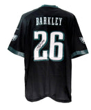 Saquon Barkley Autographed Black Nike Football Jersey Eagles Beckett 190151