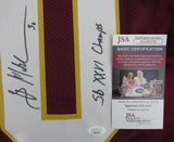 Brian Mitchell HOF Autographed/Inscr Maroon Custom Football Jersey Redskins JSA