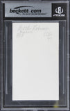 Orioles Brooks Robinson Authentic Signed 3x5 Index Card BAS Slabbed 2