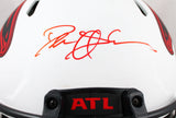 Deion Sanders Signed Atlanta Falcons F/S Lunar Speed Authentic Helmet- BAW Holo