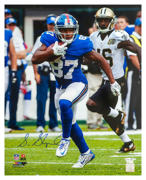 Sterling Shepard Signed Giants Action vs. Saints 16x20 Photo - (Fanatics COA)