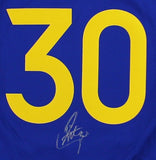 Steph Curry Signed Golden State Warriors Nike Swingman Blue NBA Jersey