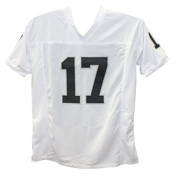 DAVANTE ADAMS RAIDERS WHITE SIGNED CUSTOM JERSEY - JSA COA