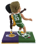 Magic Johnson & Larry Bird Signed One on One Exclusive NBA Bobblehead Duo BAS