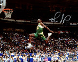 SHAWN KEMP AUTOGRAPHED 8X10 PHOTO SEATTLE SUPERSONICS SLAM DUNK MCS HOLO 202445