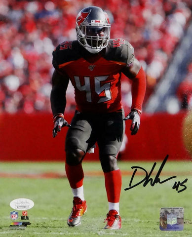 Devin White Autographed Tampa Bay 8x10 PF Red Jersey Photo- JSA W Auth *Black