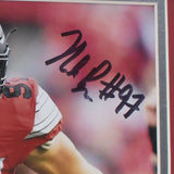 Nick Bosa Signed Framed 8x10 Ohio State State Buckeyes Photo JSA