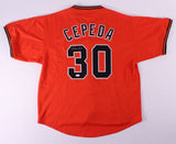 Orlando Cepeda Signed San Francisco Giants Jersey (JSA) 1967 MVP - 11xAll Star