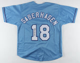 Bret Saberhagen Signed Kansas City Royals Jersey (JSA COA) 2xCy Young Winner