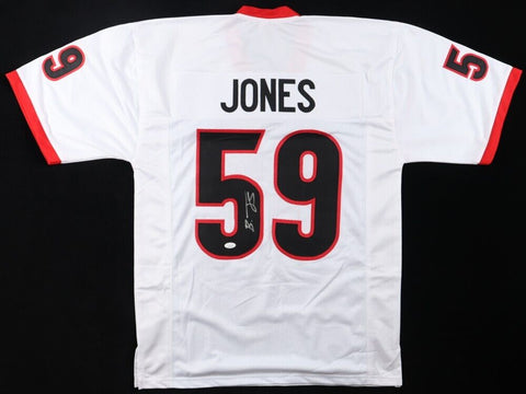 Broderick Jones Signed Georgia Bulldogs Jersey (JSA COA) Steelers 2023 1st Pick