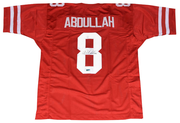 AMEER ABDULLAH AUTOGRAPHED SIGNED NEBRASKA CORNHUSKERS #8 RED JERSEY COA