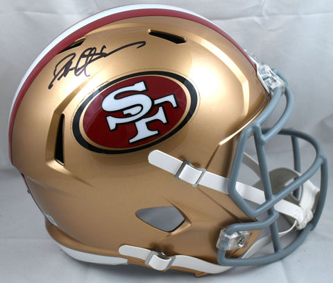 Deion Sanders Autographed San Francisco 49ers F/S Speed Helmet - Beckett W Holo