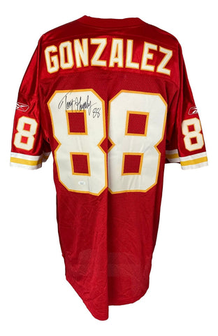 Tony Gonzalez Signed Kansas City Chiefs Authentic Reebok Jersey JSA