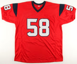 Brooks Reed Signed Houston Texans Jersey (JSA COA) 2011 2nd Rnd Pck / Linebacker