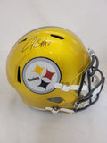 CAM HEYWARD SIGNED PITTSBURGH STEELERS F/S FLASH SPEED REP HELMET BECKETT QR