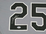 Jim Thome Autographed Chicago White Sox Custom Jersey Beckett Witnessed