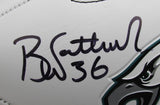 Brian Westbrook Signed/Inscribed Eagles Logo Football 193091