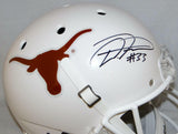 D'Onta Foreman Autographed Texas Longhorns F/S Schutt Helmet- JSA Witnessed Auth