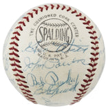 1957 Pirates (27) Clemente, Daniels, Smith, Friend Signed Giles Onl Baseball BAS