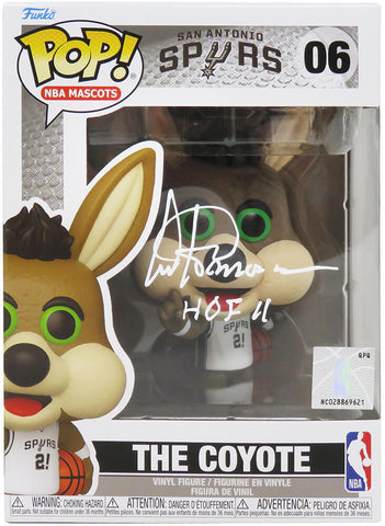 Artis Gilmore Signed San Antonio Spurs The Coyote Funko Pop #6 w/HOF'11 (SS COA)