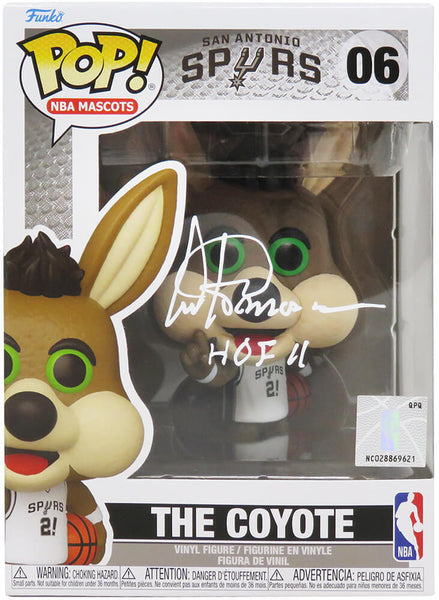 Artis Gilmore Signed San Antonio Spurs The Coyote Funko Pop #6 w/HOF'11 (SS COA)