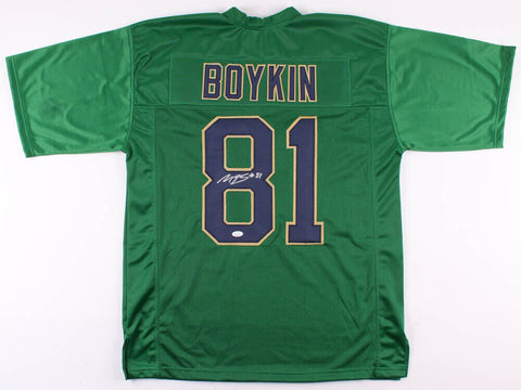 Miles Boykin Signed Notre Dame Fighting Irish Jersey (JSA COA) Ravens Receiver