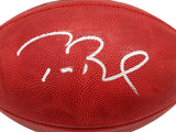 Tom Brady Autographed NFL Leather SB XXXIX Logo Football Fanatics AA0104078