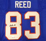 Buffalo Bills Andre Reed Autographed Signed Blue Jersey Beckett BAS QR #WK70414