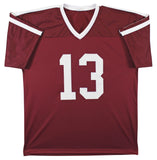 Texas A&M Mike Evans Authentic Signed Maroon Pro Style Jersey BAS Witnessed 2