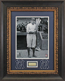 Yankees Babe Ruth Authentic Signed & Framed 1x2.5 Cut Signature JSA #BB34253