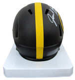 Jack Ham HOF Signed/Inscribed Eclipse Mini Helmet Steelers Becket Witness 192378