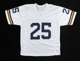 Hassan Haskins Signed Michigan Wolverine White Jersey (JSA Holo) Sr Running Back