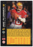 Jake Plummer Signed Cardinals 1997 SB 2nd Round Pick RC Card #1 w/Snake - SS COA